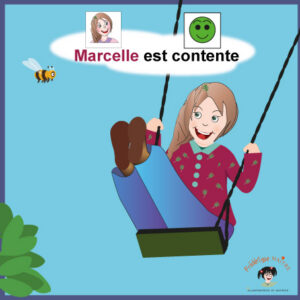 Marcelle est contente (double lecture)