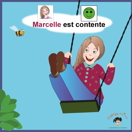 Marcelle est contente (double lecture)